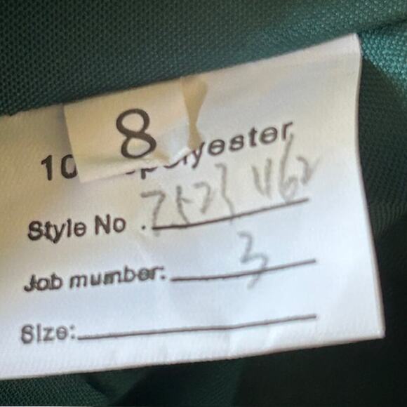 Elegant Teal/Turquoise Jumpsuit with Gold Embroidery Size 8– New Without Tags - Picture 8 of 9